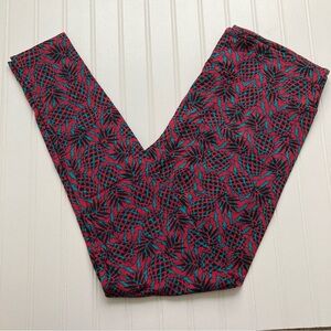 NWT LulaRoe TC Leggings pink blue black pineapple Tall & Curvy LLR NEW